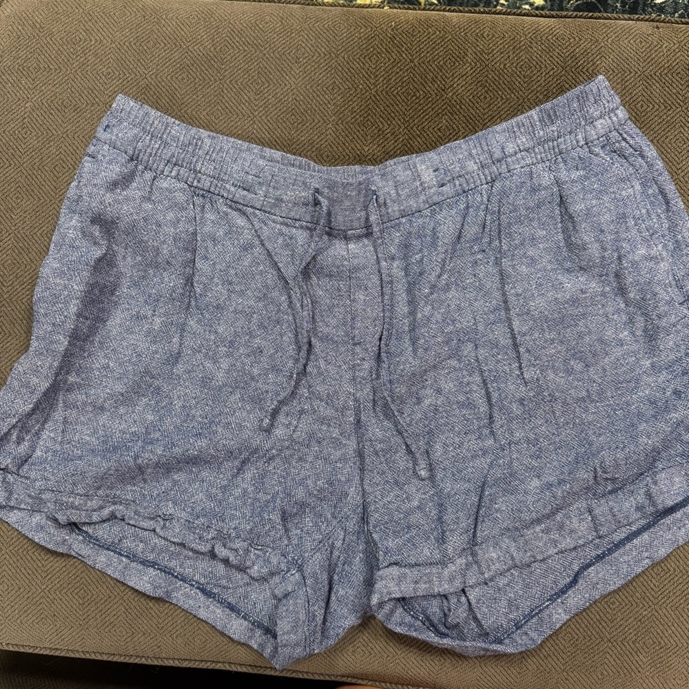 Old Navy Chambray/linen Shorts